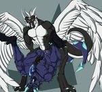  anal anal_penetration balls cum diamond_starblade dragon horn incest male male/male penetration rega silver_shadowheart winged_dragon wings 