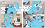  anal blue_fur breasts comic fur mature_female nicole_watterson oral pussy the_amazing_world_of_gumball tyler tylertmk vaginal 