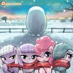  christmas friendship_is_magic hearth&#039;s_warming_eve holder&#039;s_boulder holidays limestone_pie lumineko marble_pie(mlp) maud_pie_(mlp) my_little_pony pinkie_pie_(mlp) 