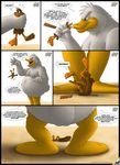  avian barefoot bird chubby comic duck feet macro micro riproarrex stomping webbed_feet 