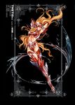  armor armored_boots black_background blonde_hair boots future_studio_(artist) highres long_hair mermaid_thetis purple_eyes saint_seiya solo very_long_hair water 