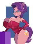  anthro big_breasts breasts cleavage clothed clothing earth_pony equine female friendship_is_magic hi_res horse huge_breasts mammal mature_female my_little_pony pony smutbooru solo spoiled_rich_(mlp) 