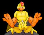  2015 anthro avian beak bird bulge chicken cubi duo flir hi_res hot_dogging inflatable male male/male penis pool_toy rubber shiny simple_background 