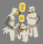  abs anthro avian ayden_(brogulls) bailey_(brogulls) ball_fondling balls bird brothers erection father father_and_son fondling group group_sex hi_res humanoid_penis incest kingfurrytrash male male/male nipples parent penis seagull sex sibling son threesome uncut wilson_(brogulls) 