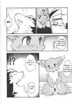  age_difference anal anal_fingering animal_genitalia anthro atoru balls bed black_nose blush butt canine censored comic cub dialogue doujinshi duo english_text erection eyes_closed fingering fluffy_tail fox fur greyscale hi_res japanese_text looking_pleasured male male/male mammal monochrome open_mouth penis seishun_18kin_kippu4 simple_background size_difference small_dom_big_sub smaller_male text tongue tongue_out translated waato young 遠山紅白 