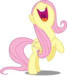  2015 absurd_res alpha_channel dashiesparkle equine female feral fluttershy_(mlp) friendship_is_magic happy hi_res mammal my_little_pony pegasus smile solo wings 