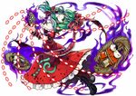  arm_ribbon boots cross-laced_footwear danmaku downscaled dress front_ponytail full_body green_eyes green_hair hair_ornament hair_ribbon kagiyama_hina lace-up_boots long_hair looking_at_viewer md5_mismatch puffy_sleeves red_dress resized ribbon short_sleeves smile socha solo touhou white_background 