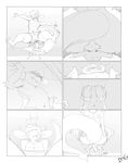  accident anal_vore butt close-up comic dragon durg hi_res male male/male mammal monochrome navel raccoon size_difference teelhavok vore 