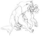 chris_mckinley cum disney duo erection feline feral lion male male/male mammal penis scar_(the_lion_king) simba sketch the_lion_king tongue 