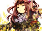  armband bad_id bad_pixiv_id black_eyes bug butterfly gm hair_bobbles hair_ornament insect jacket ribbon smile solo two_side_up umineko_no_naku_koro_ni ushiromiya_ange 