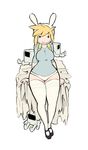  adventure_time big_breasts blonde_hair breasts chubby clothing female fionna_the_human hair legwear not_furry panties simx sitting solo stockings thick_thighs thigh_highs underwear voluptuous wide_hips 