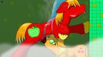  applejack_(mlp) bigmacintosh deep_throat equine feral friendship_is_magic mammal my_little_pony oral zuphyx 