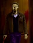  artist_request brown_hair denim harry_mason jacket jeans lead_pipe lowres male_focus pants silent_hill silent_hill_1 solo 