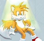 anthro balls better_version_at_source canine erection extraspecialzone fox male mammal miles_prower nude penis solo sonic_(series) 