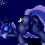  anus equine female feral friendship_is_magic horn mammal my_little_pony paulpeopless princess_luna_(mlp) pussy winged_unicorn wings 