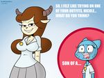  absurd_res anthro blue_fur butt caprine cat chun-ni cleavage clothed clothing comic cream_fur feline female fur goat hi_res horn mammal mature_female miracle_star mother nicole_watterson parent scobionicle99 skirt the_amazing_world_of_gumball wide_hips 