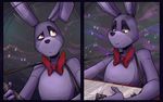  animatronic bonnie_(fnaf) five_nights_at_freddy&#039;s lagomorph machine male mammal nobody_(artist) rabbit robot video_games 