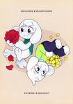  asriel_dreemurr caprine cave_story crossover crying cute cuteosphere flower goat lagomorph mammal mimiga plant rabbit red_flower sad tears toroko undertale video_games yellow_flower 