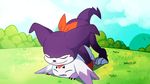  animated blitzdrachin calumon digimon eyes_closed impmon male penetration 