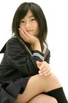  asian child cute girl photo photograph ruika school_uniform 