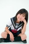  asian child cute girl photo photograph ruika school_uniform 