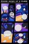  2015 comic english_text equine female feral flower friendship_is_magic hi_res horn mammal my_little_pony nightmare_moon_(mlp) plant princess_luna_(mlp) text vavacung winged_unicorn wings 