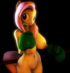  2015 3d_(artwork) anthro areola big_breasts breasts cgi digital_media_(artwork) equine erect_nipples female fluttershy_(mlp) friendship_is_magic horse isisazza mammal my_little_pony nipples nude pony pussy solo 