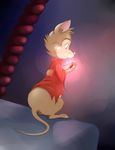  2015 bottomless brown_fur clothed clothing female feral fur half-dressed jewelry mammal mouse mrs_brisby necklace risingdragon rodent solo the_secret_of_nimh 