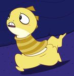  afterglow_ampharos armless clothing crossover monster_kid nintendo pok&eacute;mon purple_background scraggy shirt striped_shirt undertale video_games 