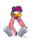  avian beak bird club_penguin dj_cadence flippers masturbation open_mouth penguin pussy sitting 