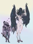  &lt;3 avian beak bird breasts corvid crow crow_demon dark_souls dark_souls_2 demon female ornifex 