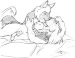  anthro associated_student_bodies brown_hyena chris_mckinley comic cum feline hyena hyenafur lion male male/male mammal penis roy_(asb) sex sketch 