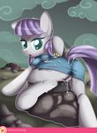 boulder_(mlp) butt clothing cum earth_pony equine female feral friendship_is_magic hi_res horse mammal maud_pie_(mlp) my_little_pony panties pony pussy rock sip_i.a. underwear 