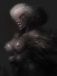  2015 biomechanic breasts female horror invalid_tag multiple neurodyne nipples not_furry nude pose science_fiction shiny simple_background sketch solo unit voluptuous 
