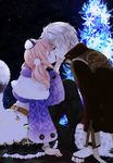 1girl amiko_(frostedchocolate) atelier_(series) atelier_escha_&amp;_logy closed_eyes couple escha_malier hat hetero imminent_kiss logix_ficsario long_hair looking_at_another pink_hair short_hair twintails white_hair yellow_eyes 