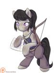  2015 alasou alpha_channel biped black_hair bow_(weapon) clothing cosplay earth_pony equine female feral friendship_is_magic fur grey_fur hair hi_res horse jewelry lara_croft mammal map my_little_pony necklace octavia_(mlp) patreon pony purple_eyes quiver ranged_weapon simple_background solo tomb_raider transparent_background weapon 