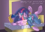  2015 cute english_text equine female feral friendship_is_magic horn mammal mistydash my_little_pony sleeping solo text twilight_sparkle_(mlp) winged_unicorn wings 