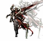  alternate_form bad_id bad_pixiv_id final_fantasy final_fantasy_v from_behind gilgamesh_(final_fantasy) male_focus multiple_arms nil solo sword weapon zoom_layer 