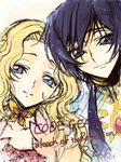  1girl blonde_hair blue_eyes brother_and_sister c_(rahit) code_geass lelouch_lamperouge nunnally_lamperouge siblings 