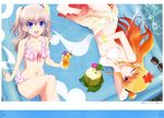  :d ;) absurdres arm_support bangs bikini bikini_skirt blue_eyes breasts caustics charlotte_(anime) cherry cleavage closed_mouth cocktail collarbone cup cupping_glass day dengeki_g's drinking_glass drinking_straw dutch_angle eyebrows_visible_through_hair eyewear_removed flower food frilled_bikini frills from_above fruit gradient_hair hair_between_eyes hair_tie hand_behind_head hand_on_own_stomach happy hibiscus highres holding holding_cup ice ice_cube inflatable_raft knee_up leaf lemon lemon_slice light_rays light_smile long_hair looking_at_viewer lying magazine_scan medium_breasts miyashita_yuuji multicolored_hair multiple_girls navel nishimori_misa nishimori_yusa official_art on_side one_eye_closed one_side_up open_mouth orange_hair outdoors page_number pink_bikini pink_flower purple_flower red_eyes red_flower sarong scan scrunchie side-tie_bottom sideboob sidelocks silver_hair sitting smile sparkle sunbeam sunglasses sunlight swimsuit teeth tomori_nao two_side_up very_long_hair water wavy_hair white_bikini wrist_scrunchie yellow_flower yellow_scrunchie 