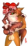  2015 amber_eyes anthro areola balls bangs bell big_breasts blush breasts brown_fur brown_nose butt cervine chest_tuft christmas collar couple equine eyes_closed female fur hair holidays hollandworks horse long_hair luvon male male/female mammal multicolored_hair nipples open_mouth orange_fur orange_hair penelope_(hollandworks) penetration penis pigtails pink_nipples rawlee red_hair reindeer sex short_hair simple_background smile standing stripes tan_fur teeth tongue tongue_out tuft vaginal vaginal_penetration white_background 