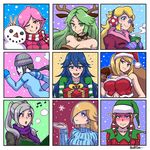  :d ;q akairiot animal_costume antlers artist_name beanie bell bell_collar blonde_hair blue_eyes blue_gloves blue_hair blue_sweater blush book breasts brown_eyes brown_hair cleavage coat collar collarbone cup deer_ears doubutsu_no_mori earmuffs earrings fire_emblem fire_emblem:_kakusei gift gloves green_eyes green_hair grey_hair hair_over_one_eye hat highres hood hoodie jewelry kid_icarus long_hair looking_at_viewer lucina mario_(series) metroid mole mole_under_mouth multiple_girls musical_note my_unit_(fire_emblem:_kakusei) navel nintendo one_eye_closed open_mouth orange_eyes palutena pink_hair pointy_ears ponytail princess_peach princess_zelda purple_scarf reindeer_antlers reindeer_costume rosetta_(mario) sack samus_aran santa_costume santa_hat scarf short_hair sidelocks singing smile snow snowflakes snowing snowman steam striped striped_scarf super_mario_bros. super_mario_galaxy super_smash_bros. sweater teeth the_legend_of_zelda the_legend_of_zelda:_twilight_princess tongue tongue_out turtleneck twintails v villager_(doubutsu_no_mori) white_skin wii_fit wii_fit_trainer winter_clothes winter_coat 