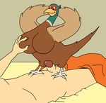  anthro avian bed bestiality big_breasts bird breast_fondling breast_grab breasts busty_feral duo family_guy female feral fondling hand_on_breast human male male/female mammal penis pheasant sex teasing thatgtaguy 