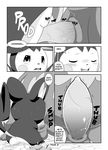  anus blush comic emolga erection excadrill female hi_res male monochrome nintendo penis penis_between_thighs pok&eacute;mon precum prodding pussy straddling throbbing tom_smith video_games 