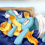  anal anal_penetration anus balls braeburn_(mlp) duo equine evomanaphy eyes_closed fan_character friendship_is_magic hi_res horn horse kissing male male/male mammal my_little_pony penetration penis unicorn 