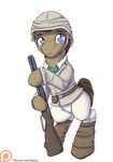  2015 alasou alpha_channel biped blue_eyes brown_hair clothing doctor_whooves_(mlp) earth_pony equine feral friendship_is_magic gun hair hi_res horse male mammal my_little_pony patreon pony ranged_weapon shotgun simple_background solo transparent_background weapon 