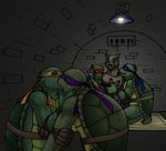  anthro belt brothers clothing donatello_(tmnt) eyes_closed father father_and_son fur green_skin grey_fur incest interspecies kissing leonardo_(tmnt) male male/male mammal mask michelangelo_(tmnt) pads parent raphael_(tmnt) rat reptile rodent scalie semi_incest sibling son splinter teenage_mutant_ninja_turtles tent turtle undressing 