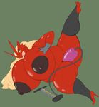  absurd_res anthro big_breasts blaziken breasts dildo female hi_res high_heels huge_breasts inflatable mcnasty nintendo overweight pok&eacute;mon red_skin sex_toy shiny thick_thighs video_games yellow_eyes 