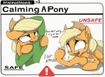  2015 ambiguous_gender anon applejack_(mlp) cute drunk earth_pony english_text equine female feral friendship_is_magic horse human invalid_tag mammal mistydash my_little_pony pony text 