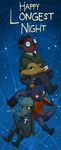  alligator angus_(nitw) anthro baseball_bat bea_(nitw) bear canine cat cigarette clothing eyewear feline female glasses gregg_(nitw) hat hi_res longest_night mae_(nitw) male mammal necktie night_in_the_woods reptile scalie wolf 